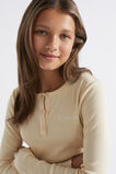 Embroidered Rib PJ  Chai  hi-res