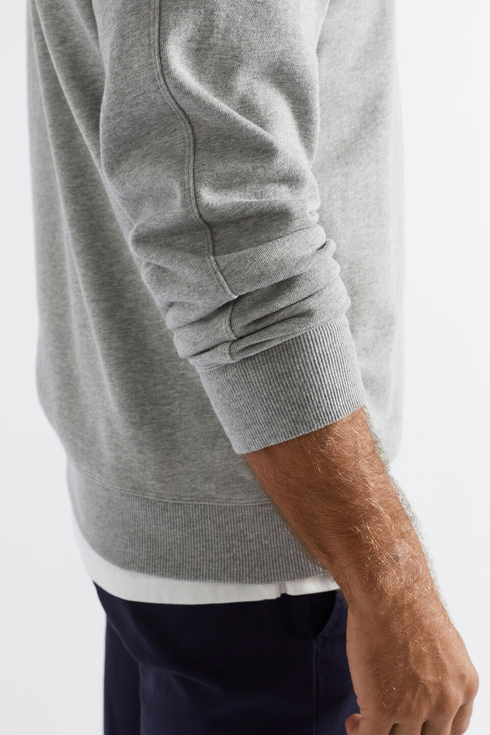 Crewneck Sweatshirt  Grey Marle