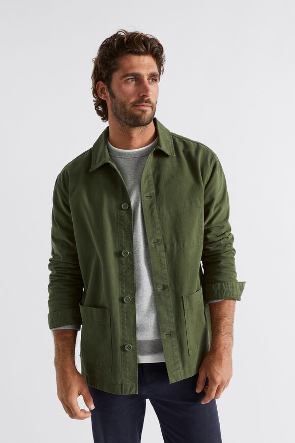 Utility Overshirt  Dark Khaki  hi-res