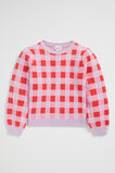 Gingham Knit  Orchid  hi-res