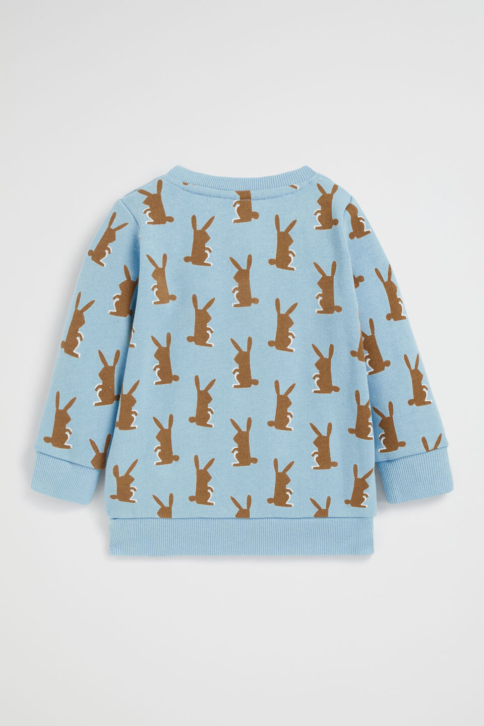 Bunny Yardage Sweat  Pale Blue