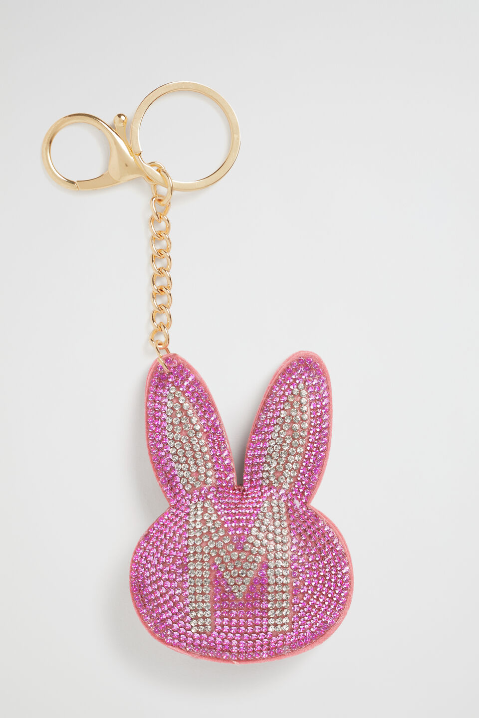 Bunny Initial Keyring  M