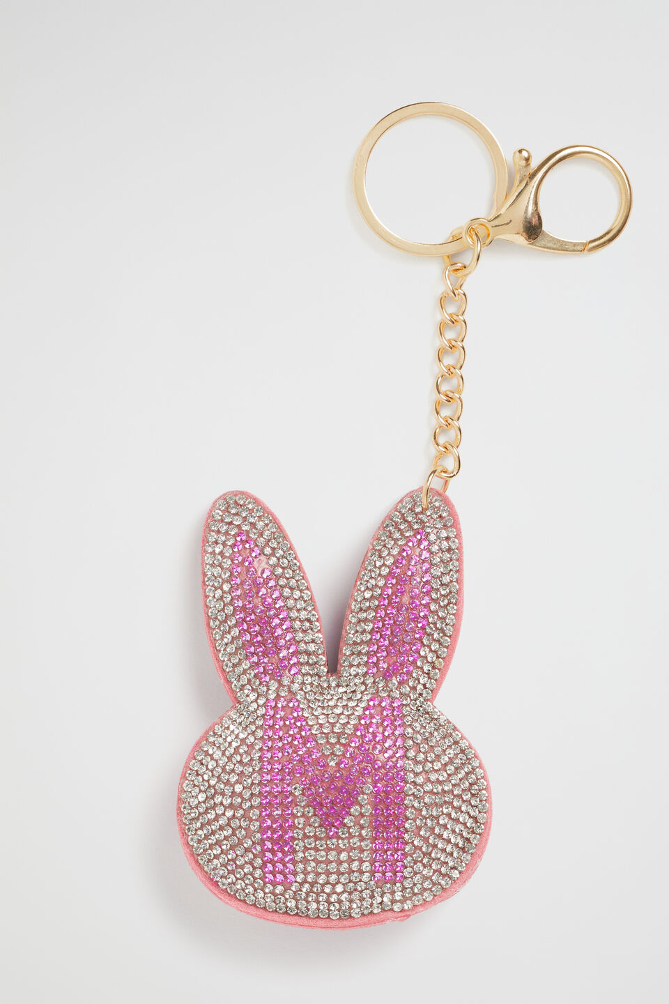 Bunny Initial Keyring  M