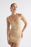 Basic Slip Dress  Beige  hi-res