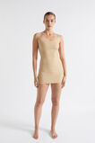 Basic Slip Dress  Beige  hi-res