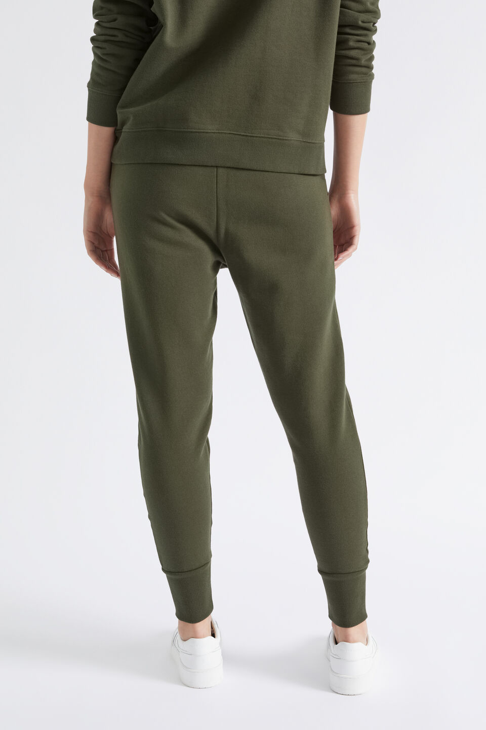 Heritage Logo Terry Trackpant  Dark Fern