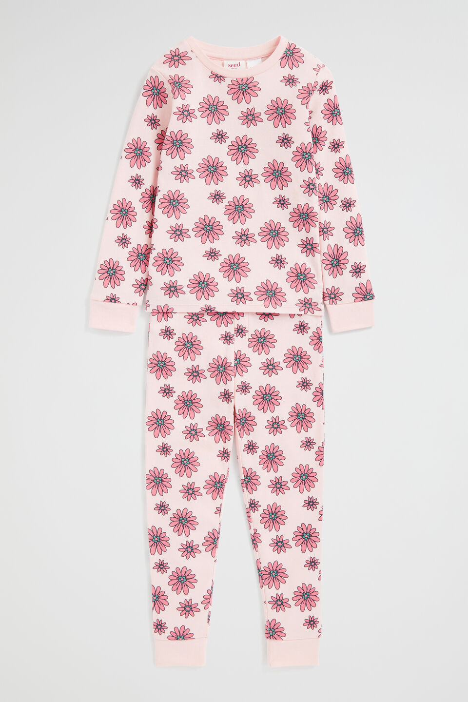 Floral Yardage Pyjama  Dusty Rose