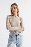 Babywool Crew Neck Top  Light Storm Marle  hi-res