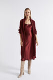 Mohair Blend Rib Cardigan  Sangria Marle  hi-res