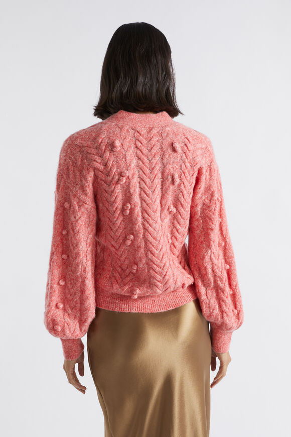 Pom Pom Braid Cardigan  Primrose Marle  hi-res