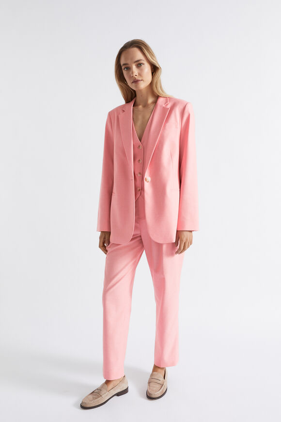 Tailored Vest  Pale Peony Crossdye  hi-res