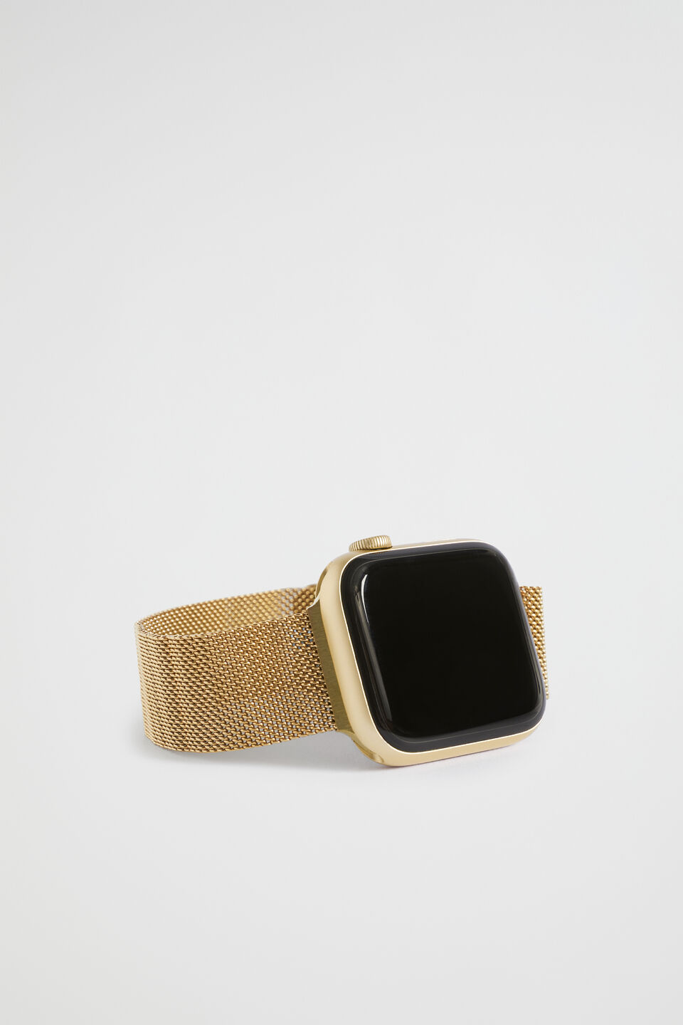 Mesh Smart Watch Band  Gold  hi-res
