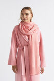 Logo Detail Wool Scarf  Pale Peony  hi-res