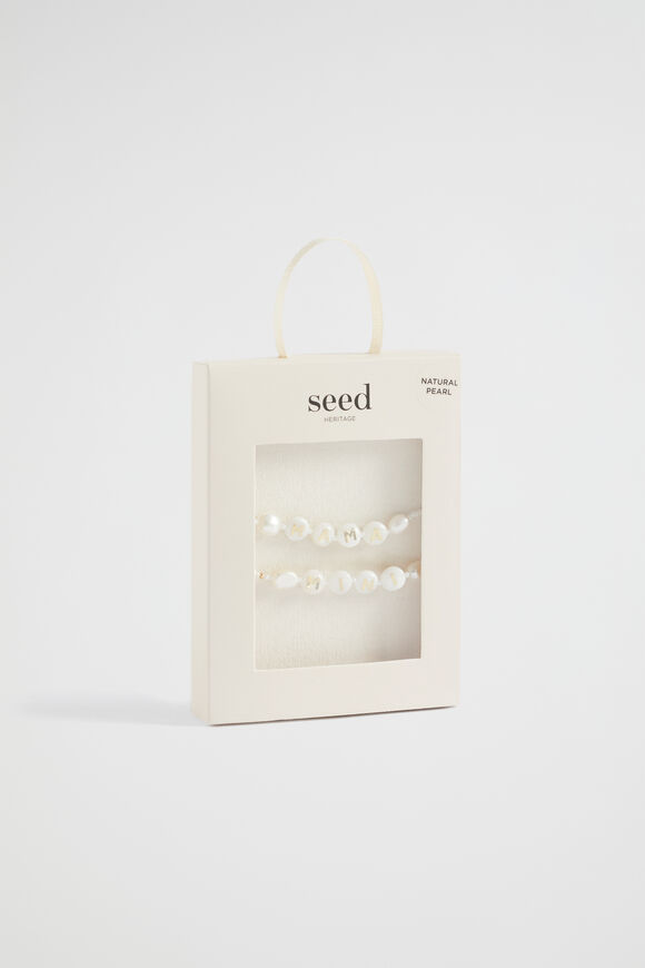 Mama and Mini Bracelet  Pearl  hi-res