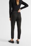 Slim Leg Zip Waist Pant  Black  hi-res
