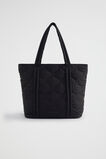 Quilted Tote  Black  hi-res