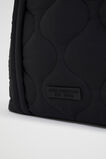 Quilted Tote  Black  hi-res