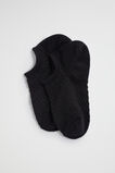 Jacquard Sneaker Sock  Black  hi-res