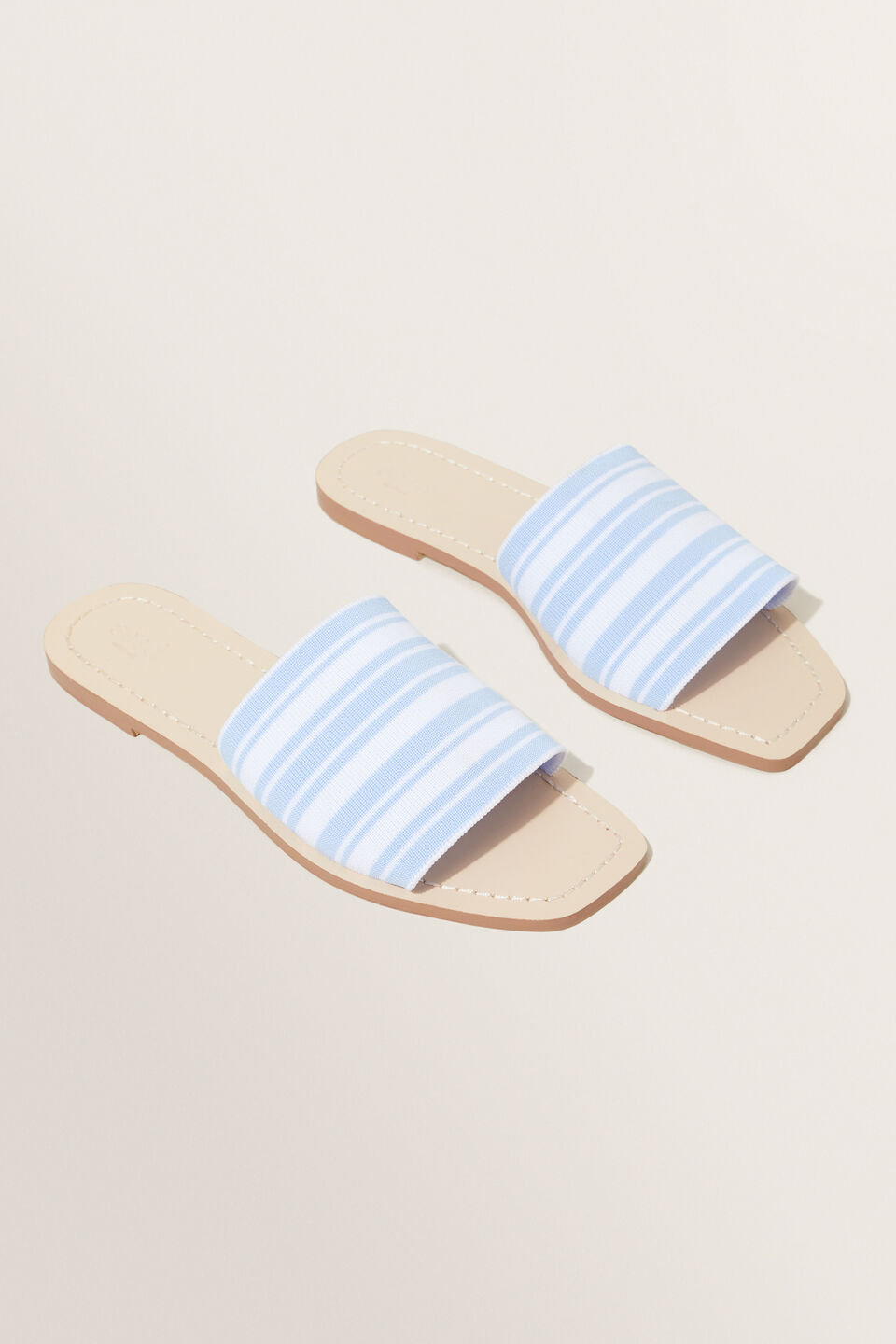 Stella Knitted Slide  Clear Sky Multi