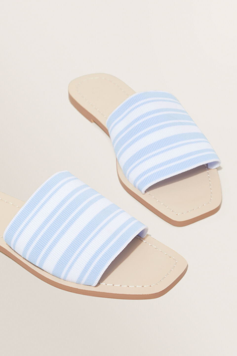 Stella Knitted Slide  Clear Sky Multi