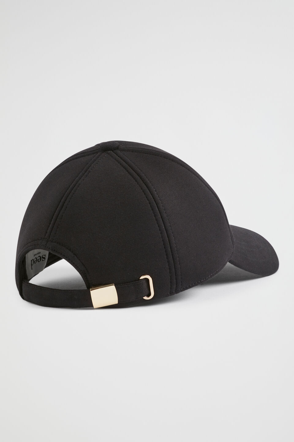 Seed Logo Jersey Cap  Black