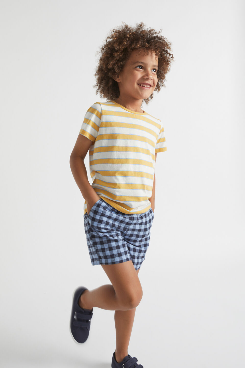 RHYTHM BIRDIE GINGHAM SHORT
