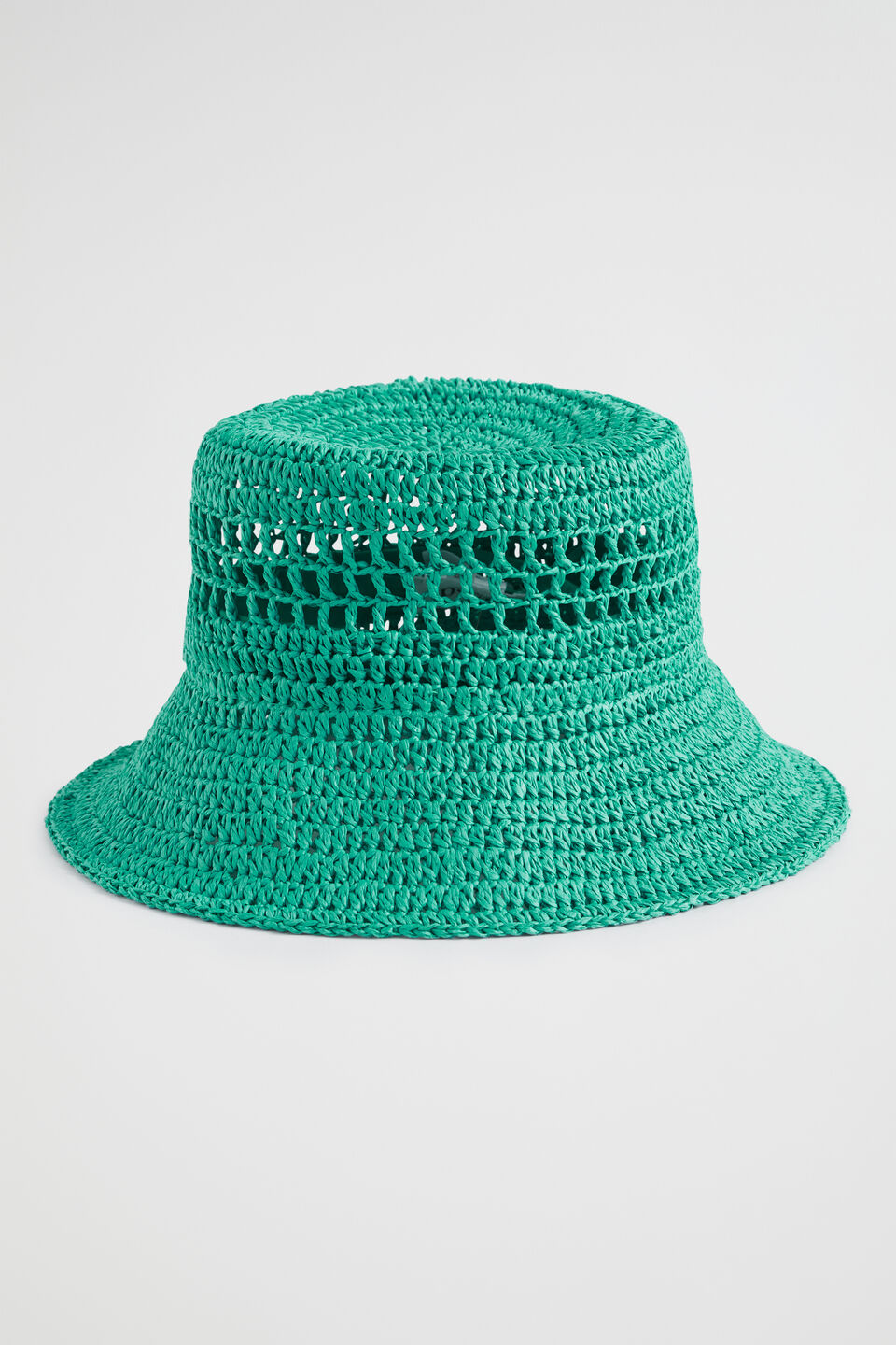 Cutout Straw Bucket Hat Seed Heritage