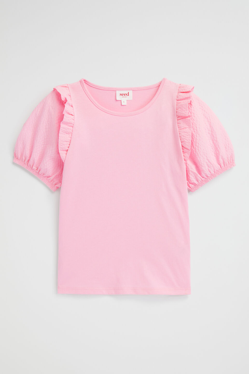 Puff Sleeve Tee 3/4-Primary Floral