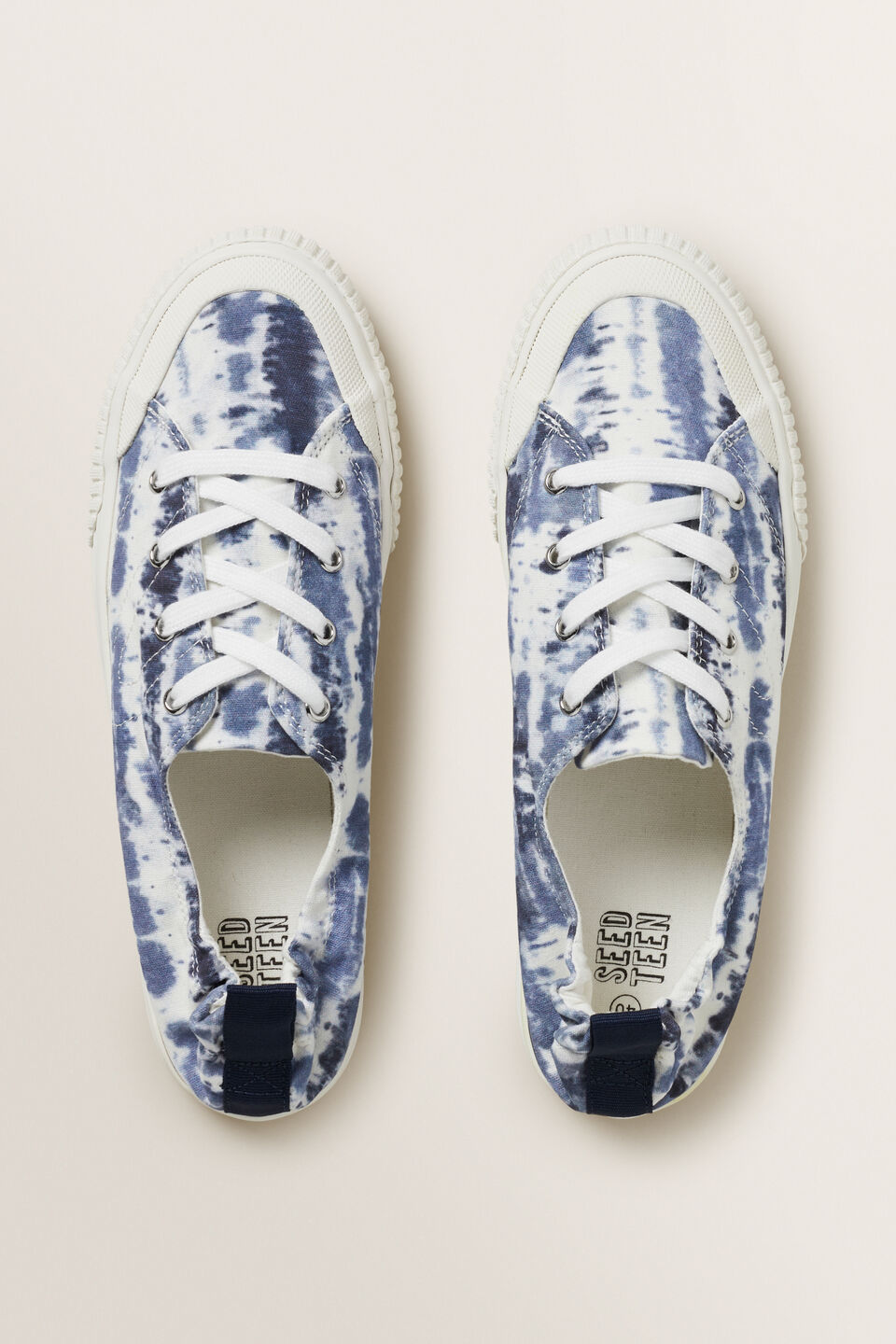 Tie Dye Trainer  Navy White