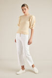 Frill Sleeve Knit    hi-res