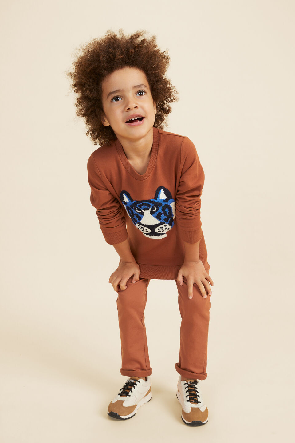 Tiger Sweat  Rust Brown