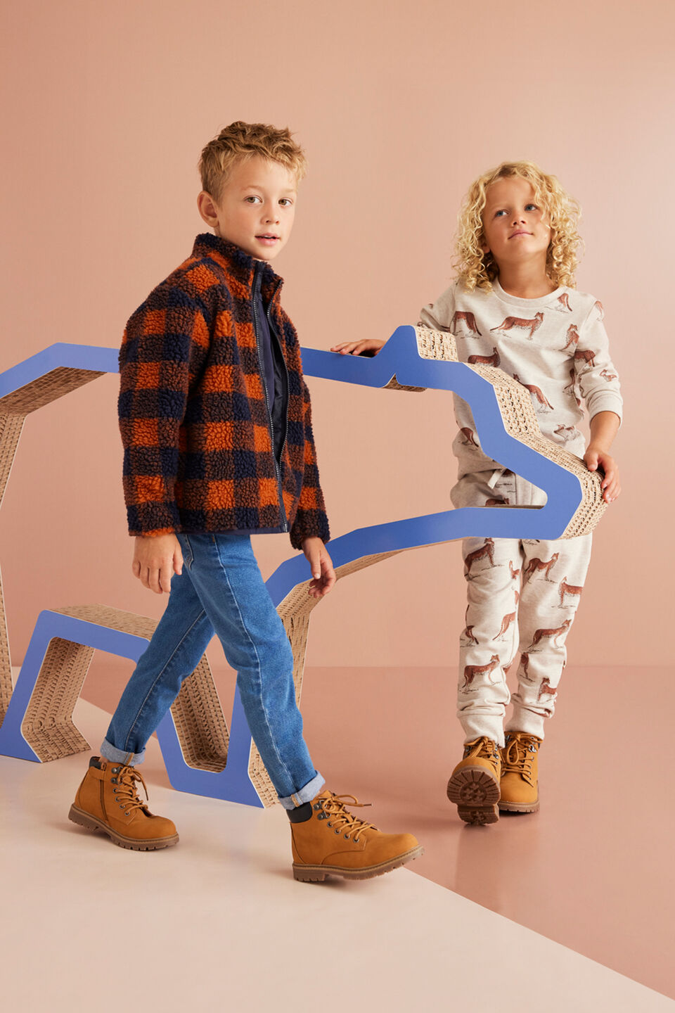 Leopard Trackpant  Frost Marle