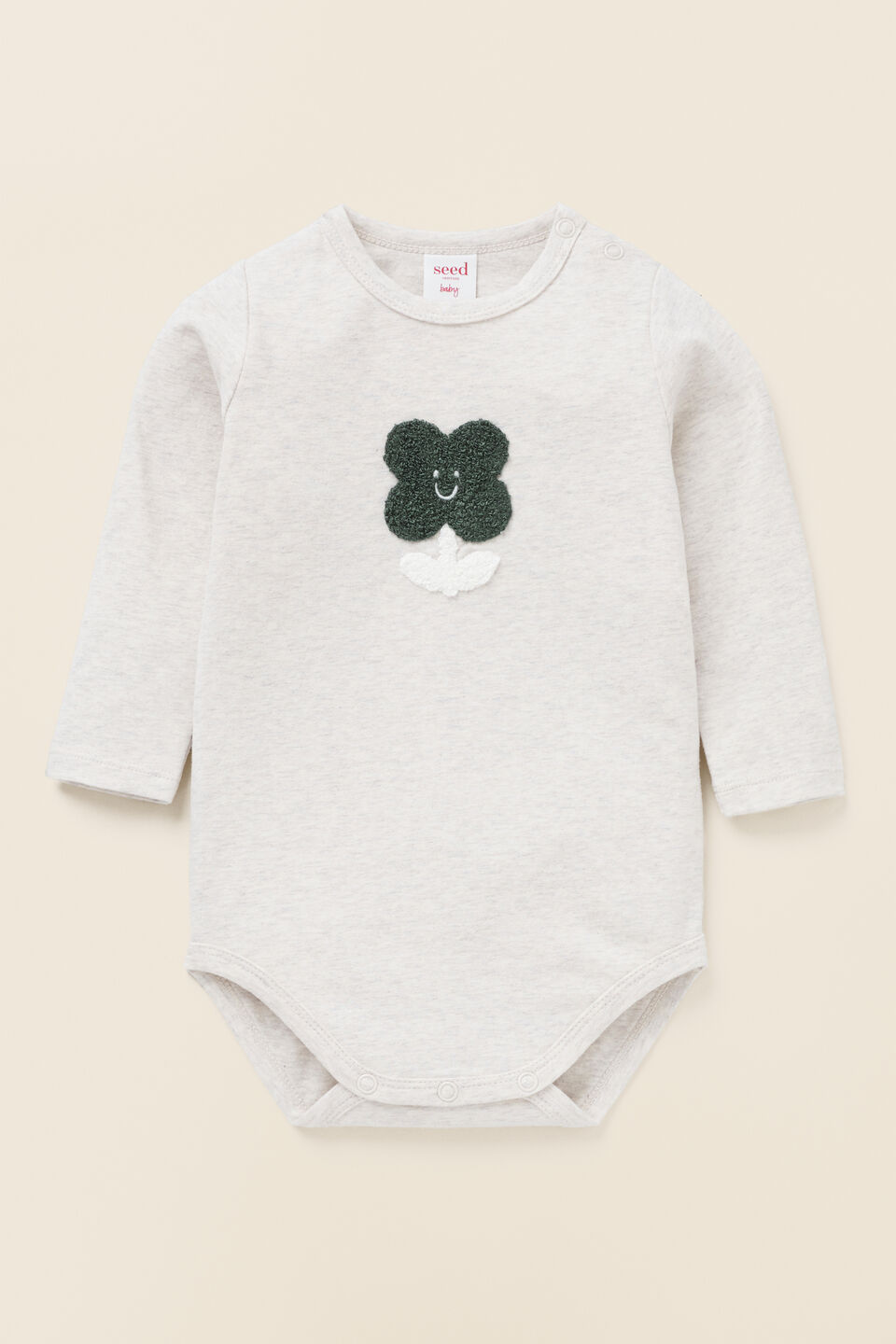 Clover Bodysuit  Oat Marle