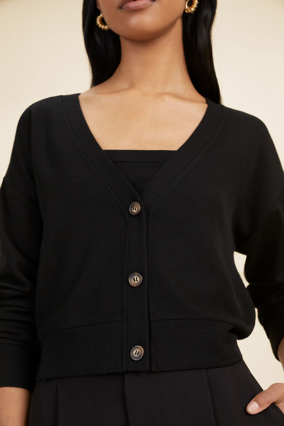 Babywool Cardigan  Black