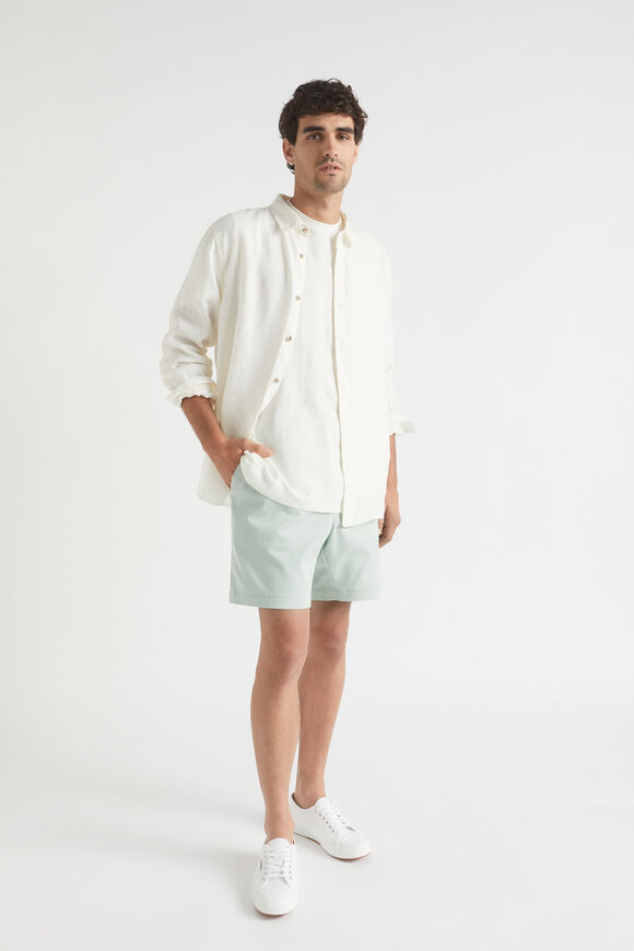 Mens Twill Short  Sea Mist  hi-res
