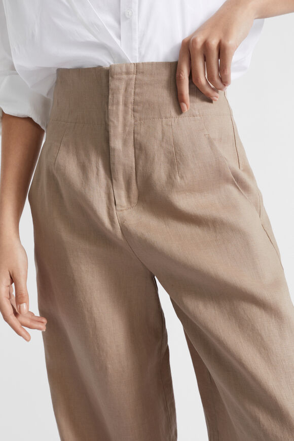 Core Linen Waisted Pant  Cookie  hi-res