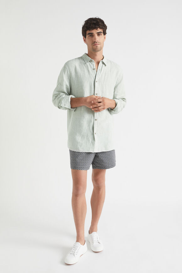 Mens Geo Beach Short  Midnight Blue  hi-res