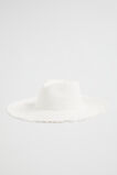 Essential Wide Brim Panama  White  hi-res
