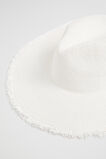 Essential Wide Brim Panama  White  hi-res