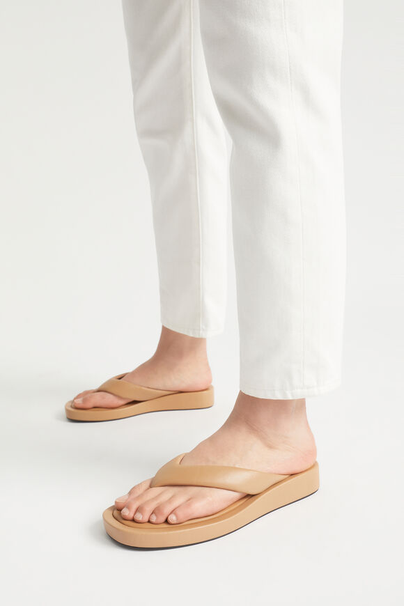 Alex Flatform Sandal  Toffee  hi-res