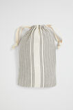 Textured Stripe Sarong  Black Stripe  hi-res