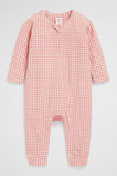 Gingham Zipsuit  Desert Rose  hi-res