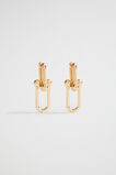 Ball Link Drop Earring  Gold  hi-res