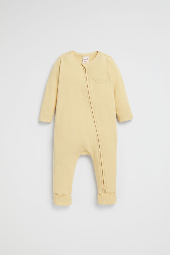 Core Logo Zipsuit  Lemon  hi-res