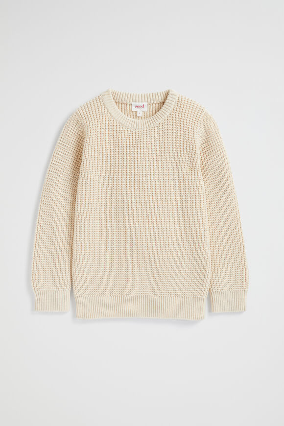 Waffle Knit  Rich Cream  hi-res