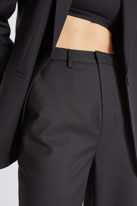 Wool Blend Trouser  Black  hi-res