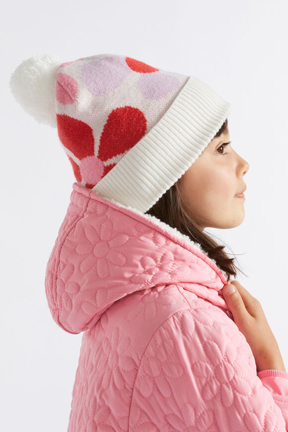 Retro Flower Beanie  Multi  hi-res