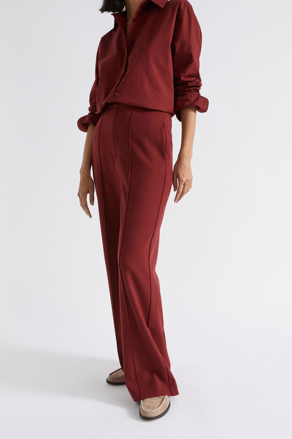 Wide Leg Trouser  Sangria  hi-res