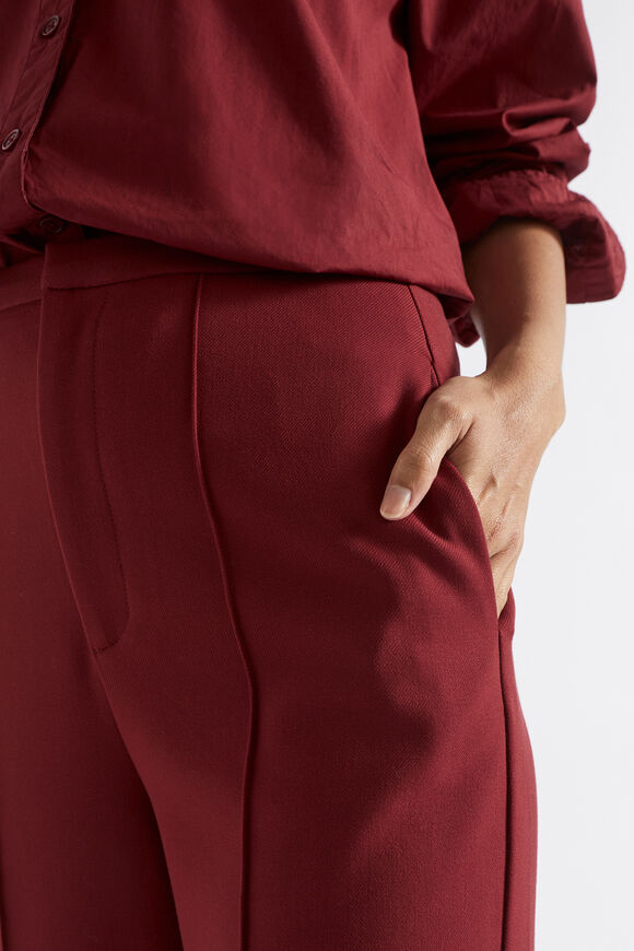Wide Leg Trouser  Sangria  hi-res