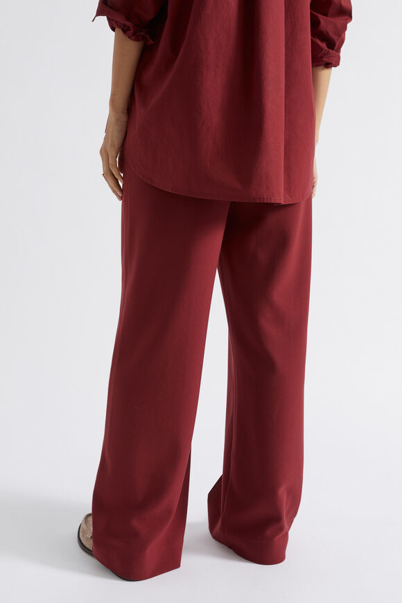 Wide Leg Trouser  Sangria  hi-res